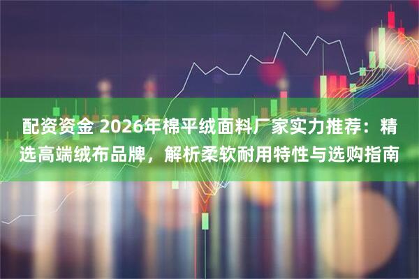 配资资金 2026年棉平绒面料厂家实力推荐:精选高端绒布品牌,解析柔软耐用特性与选购指南